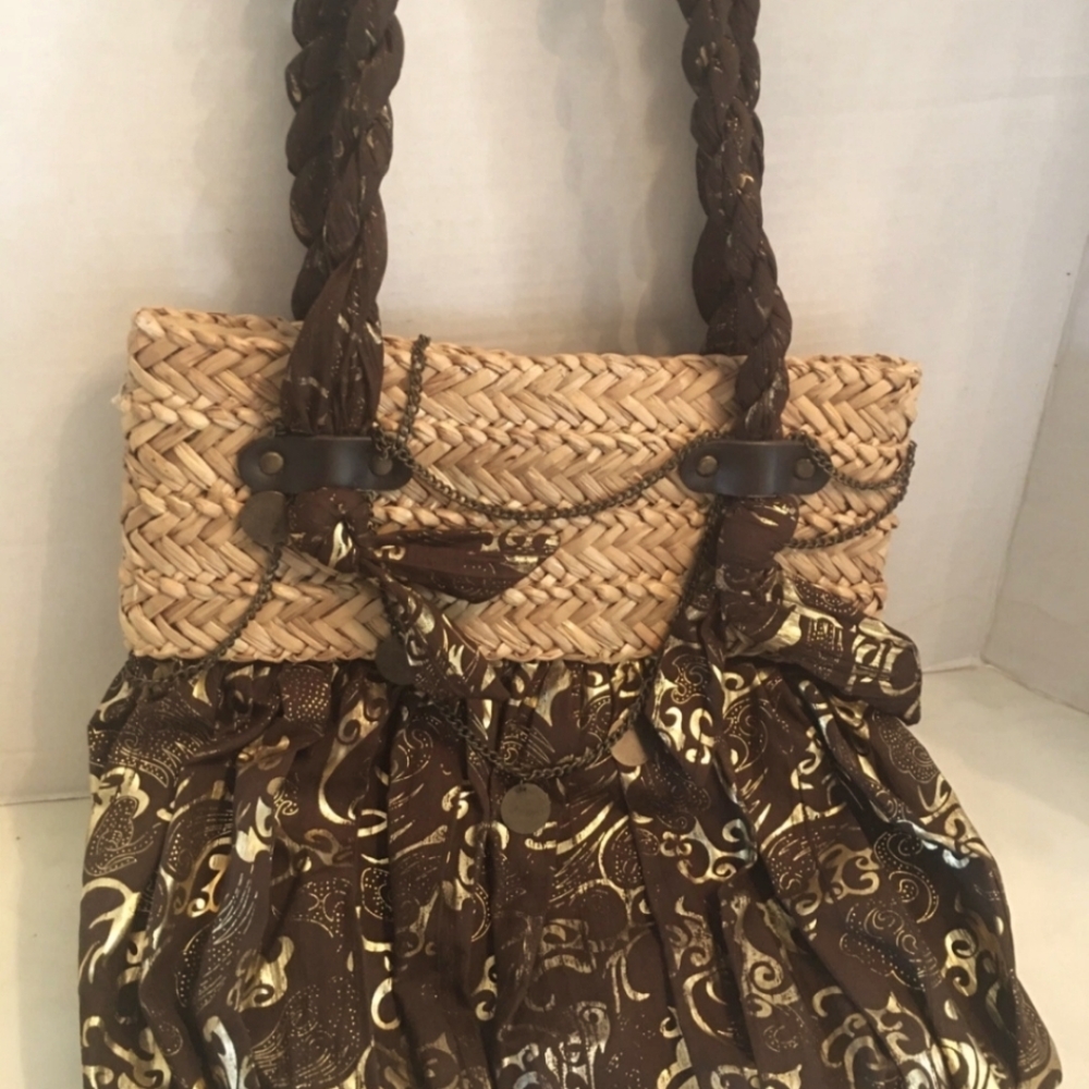 New Sand & Sun Woven Handbag